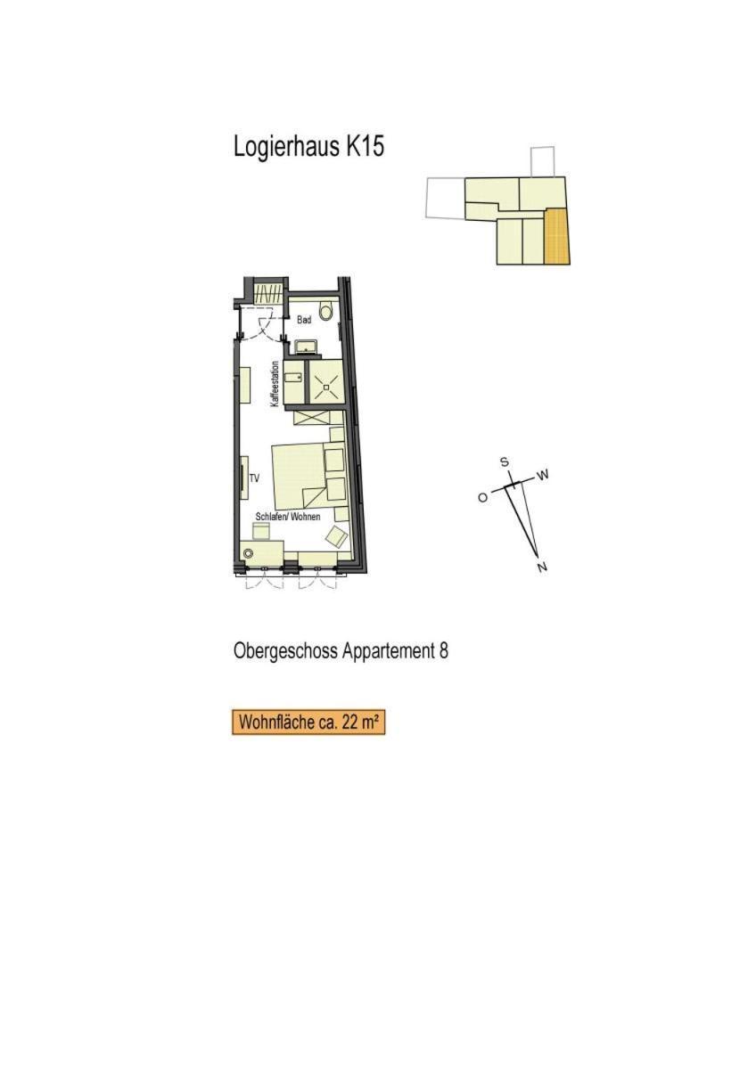 Logierhaus K15 Appartement 8 ボルクム エクステリア 写真